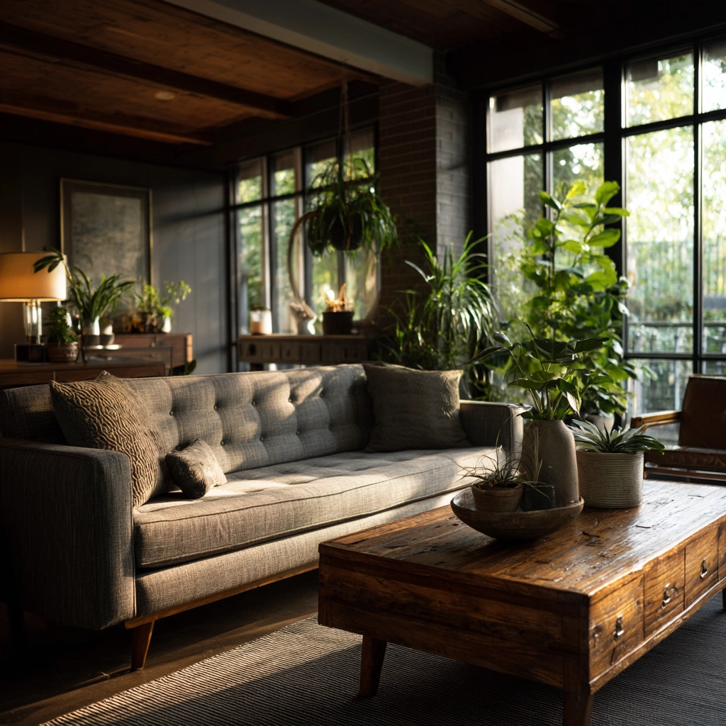 mid century modern living room 49
