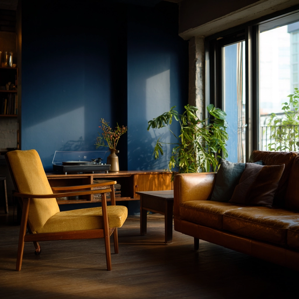mid century modern living room 6