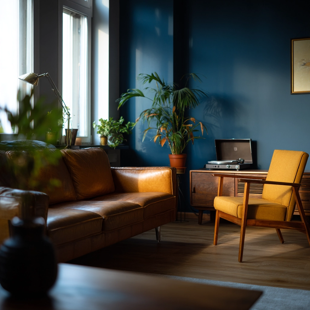 mid century modern living room 8