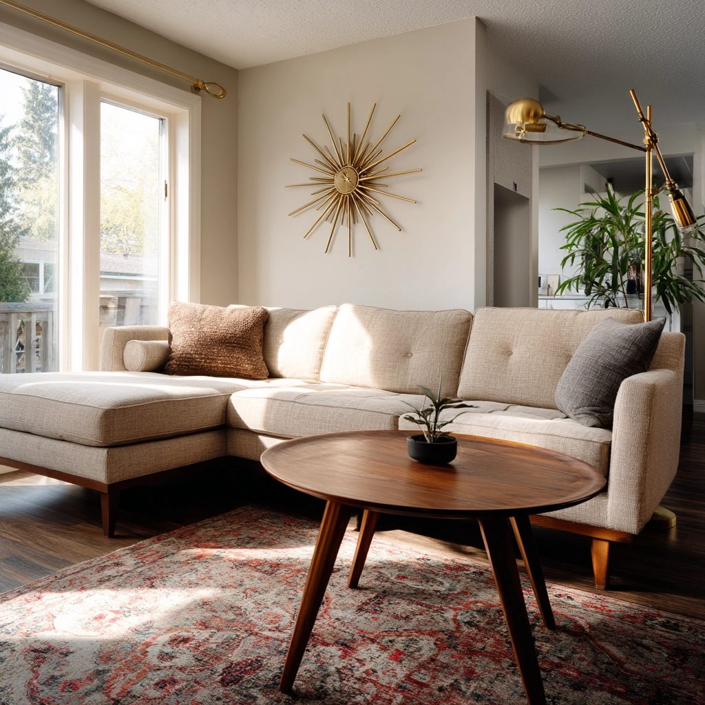 mid century modern living room 9