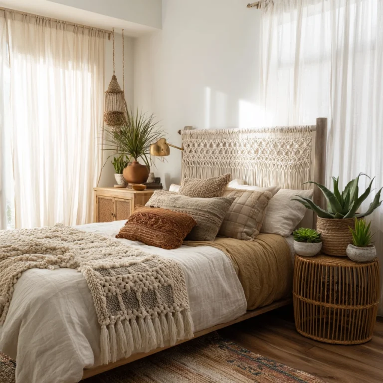 modern boho bedroom ideas 1