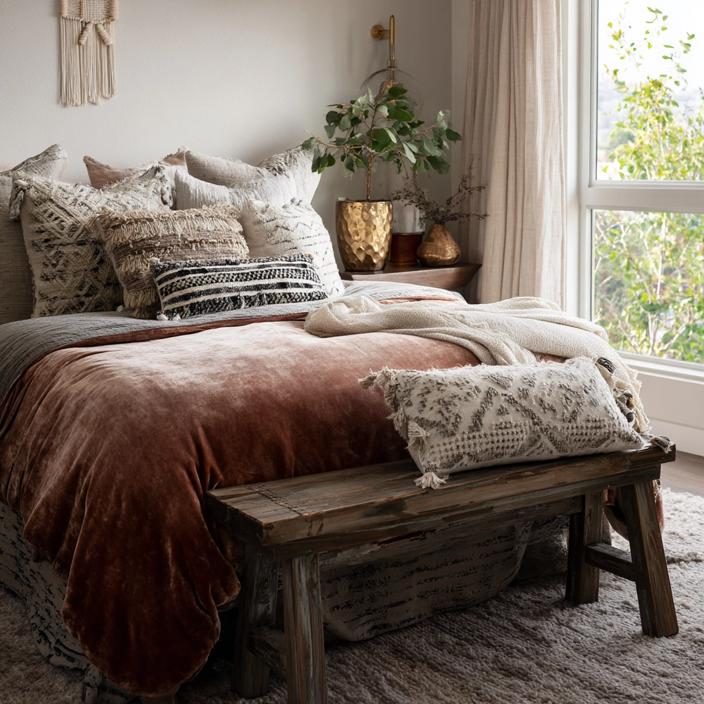 modern boho bedroom ideas 18