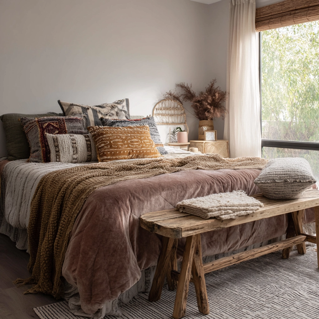 modern boho bedroom ideas 20