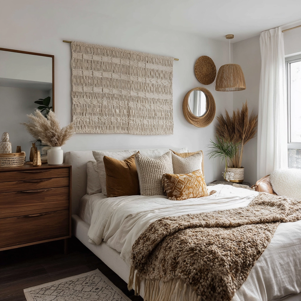 modern boho bedroom ideas 25
