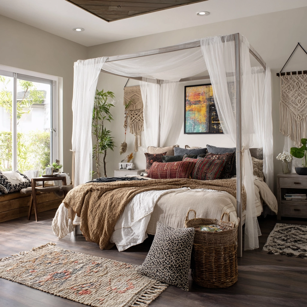 modern boho bedroom ideas 33