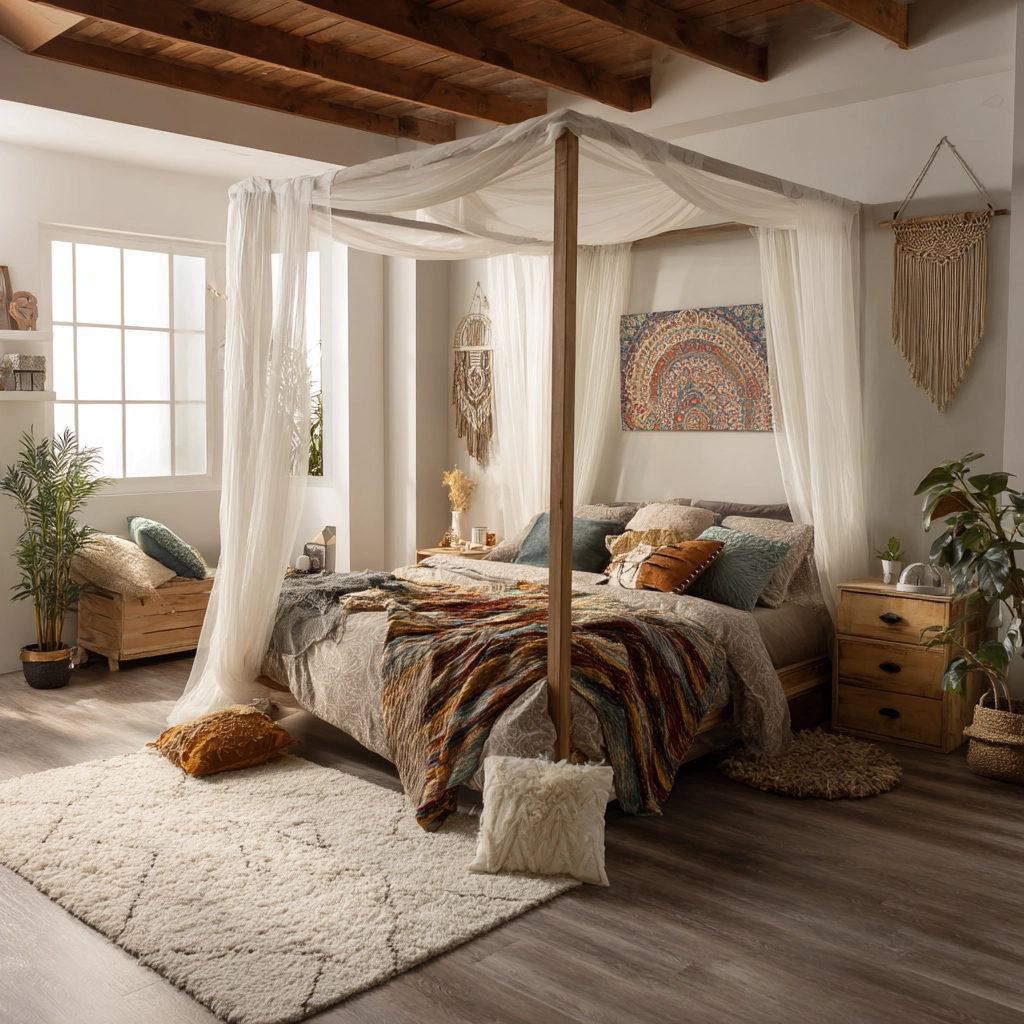modern boho bedroom ideas 34