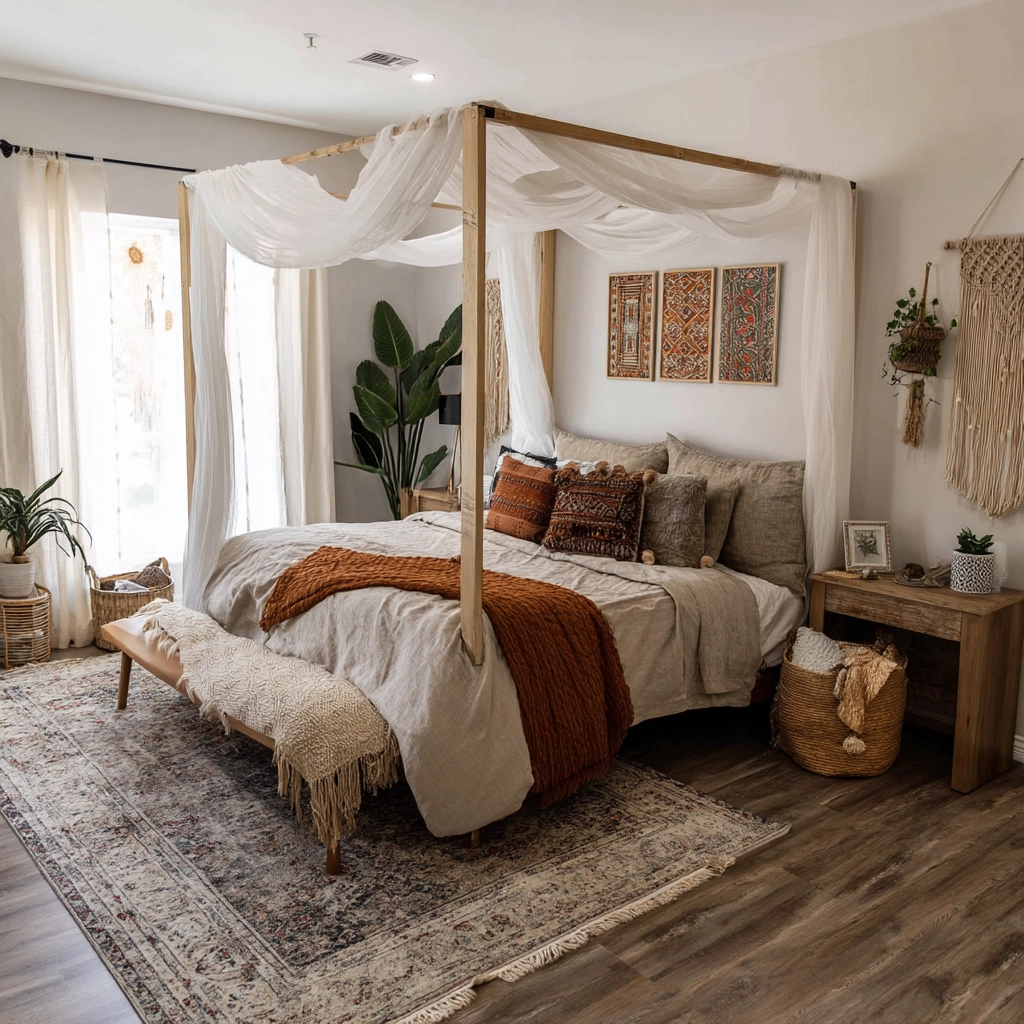 modern boho bedroom ideas 35