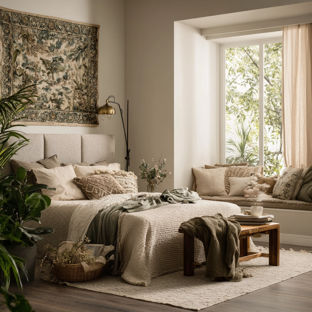 modern boho bedroom ideas 38
