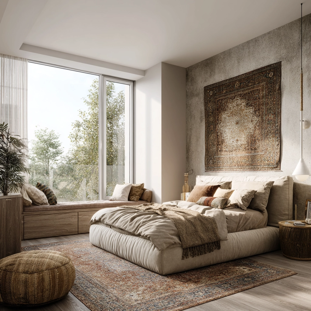 modern boho bedroom ideas 39