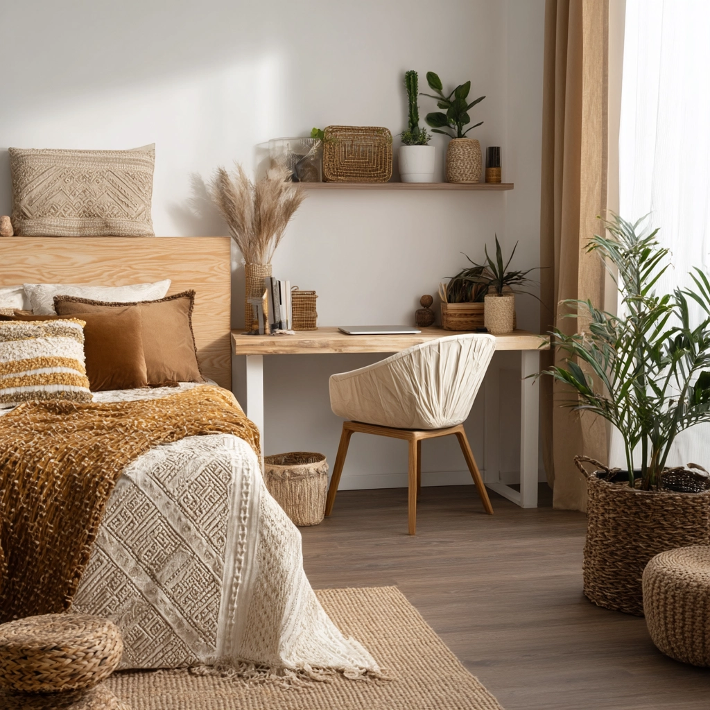 modern boho bedroom ideas 43