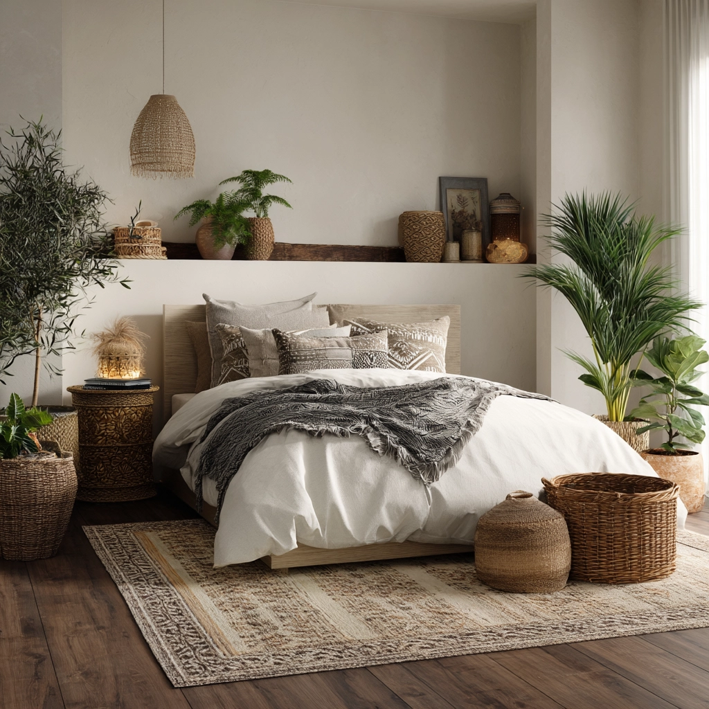 modern boho bedroom ideas 45