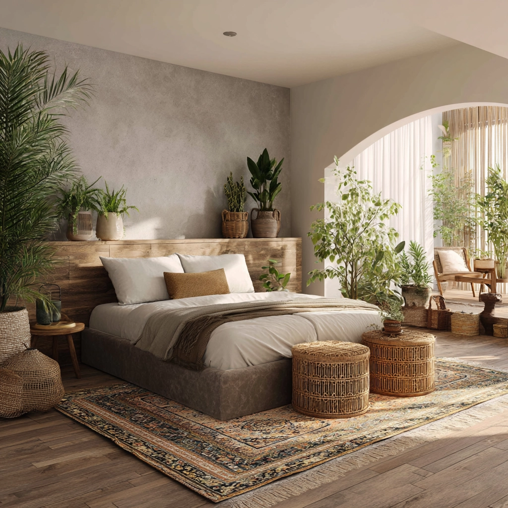modern boho bedroom ideas 46
