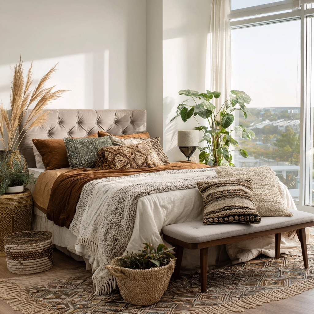 modern boho bedroom ideas 57