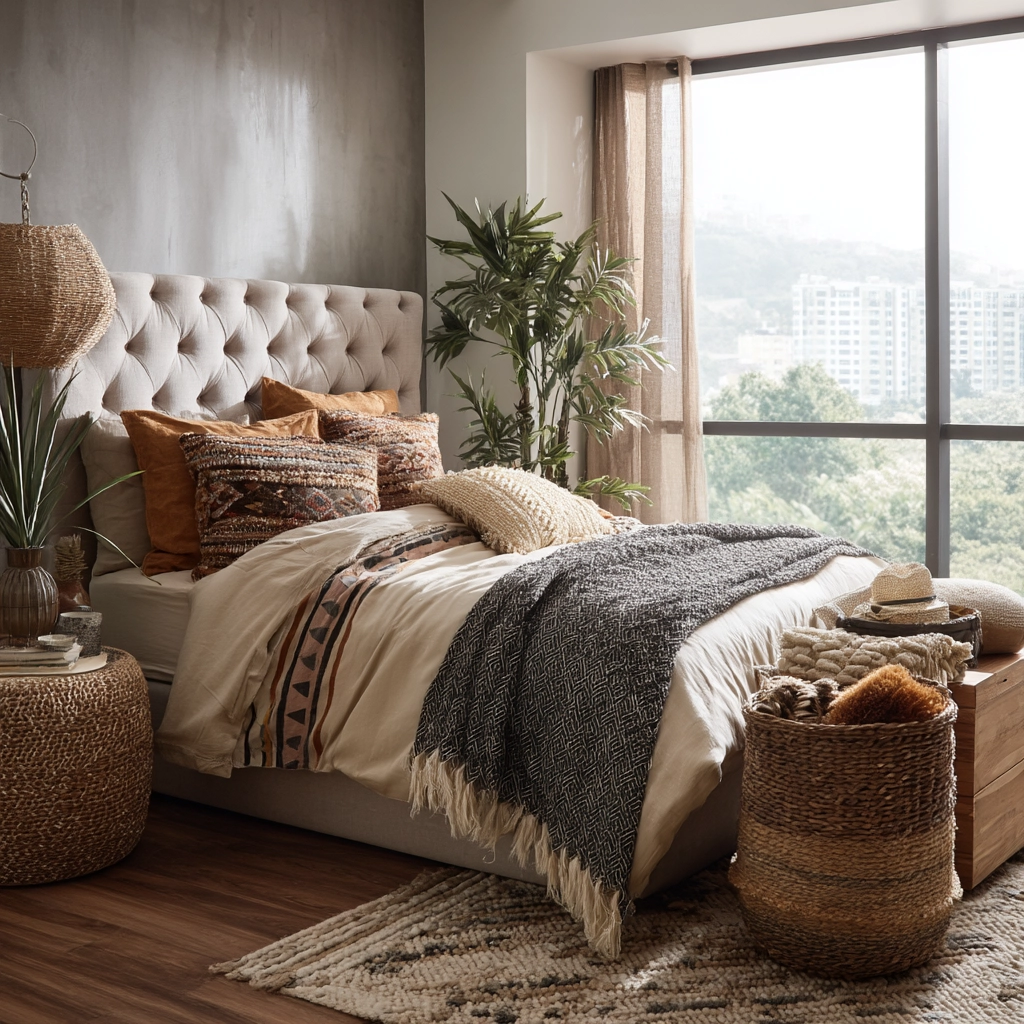 modern boho bedroom ideas 58