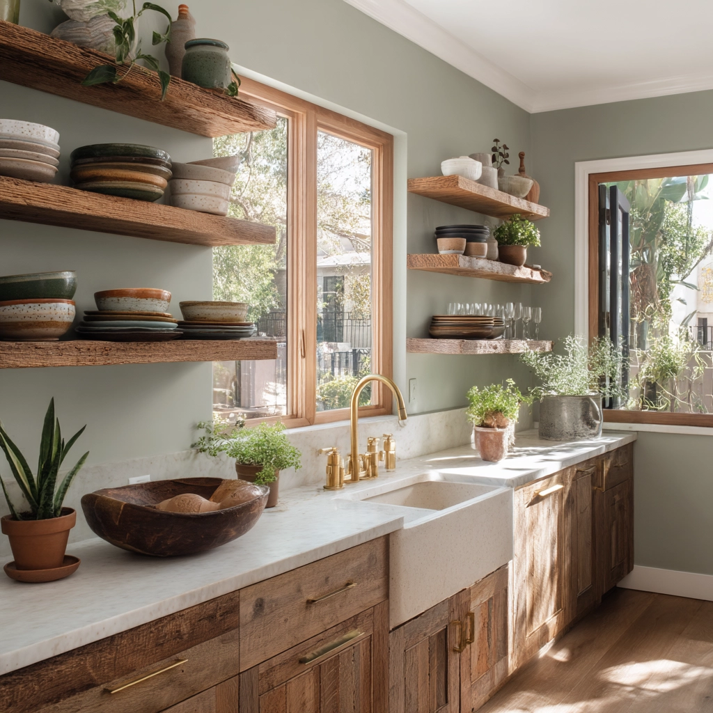 modern boho kitchen 2