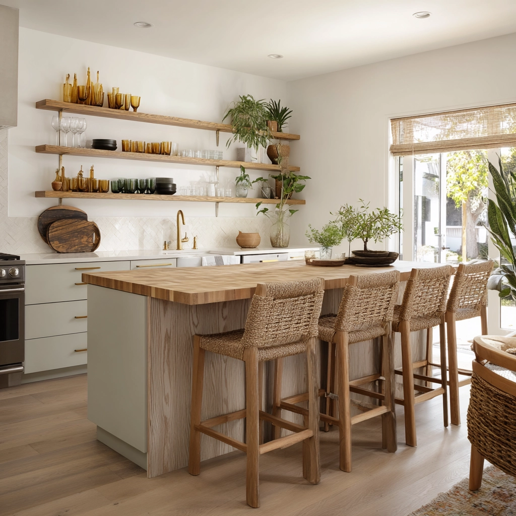 modern boho kitchen 21