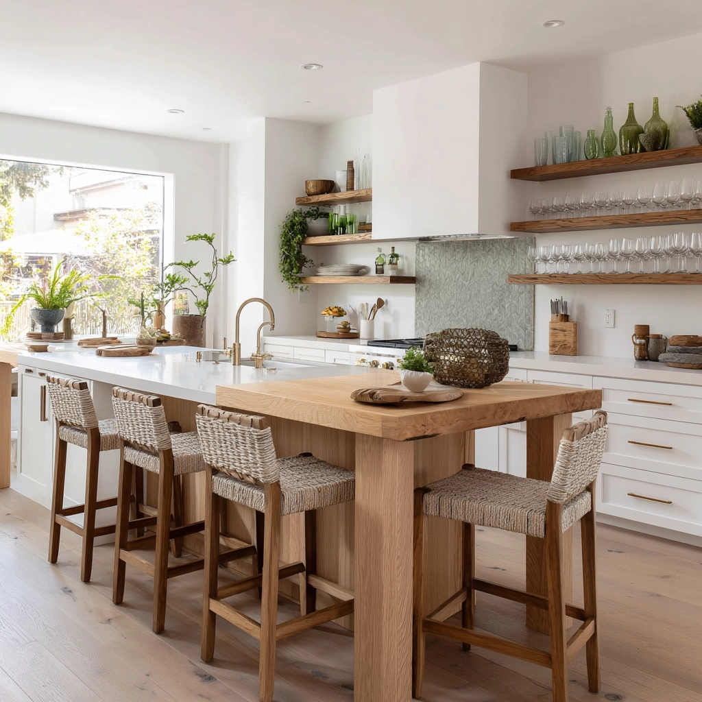 modern boho kitchen 24