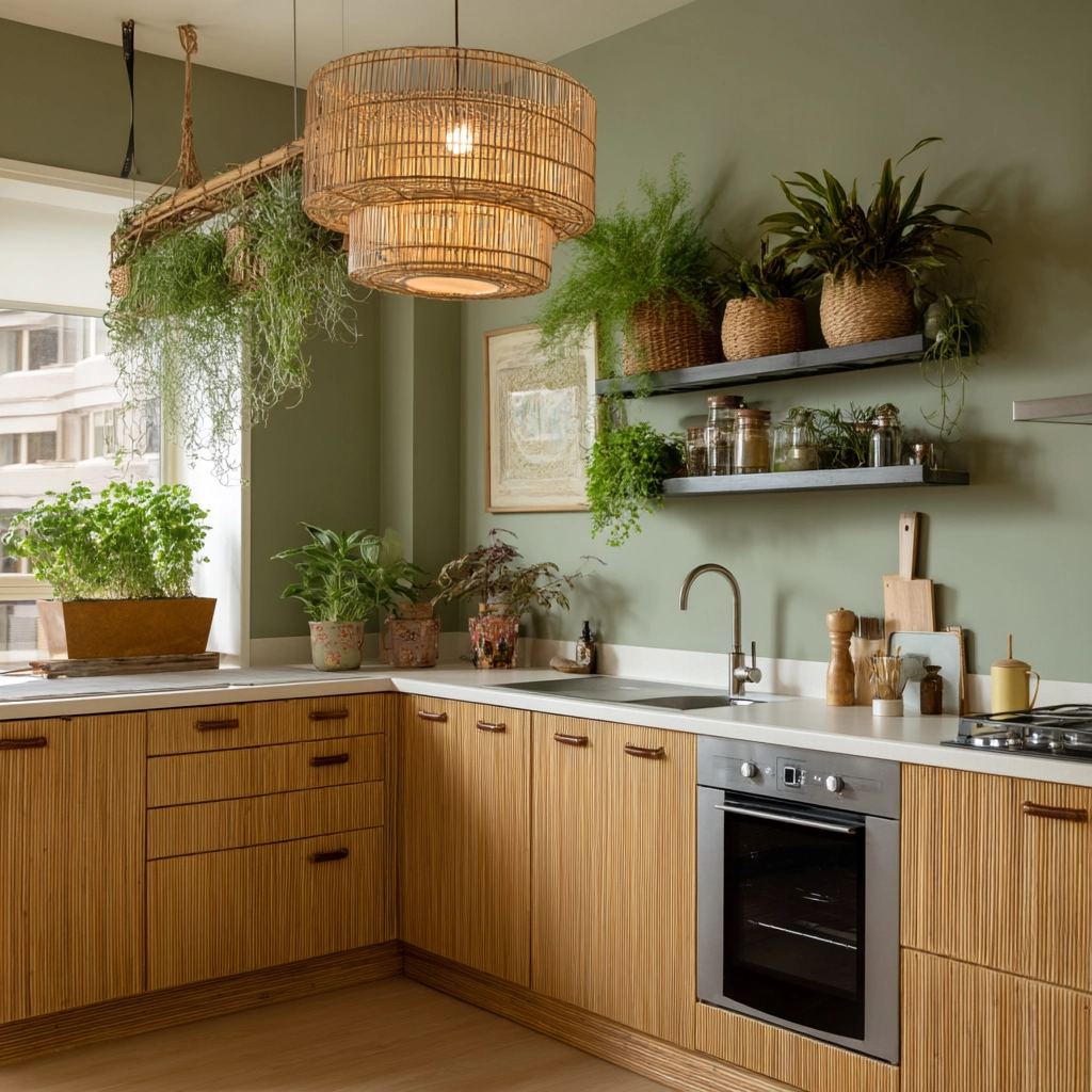 modern boho kitchen 30