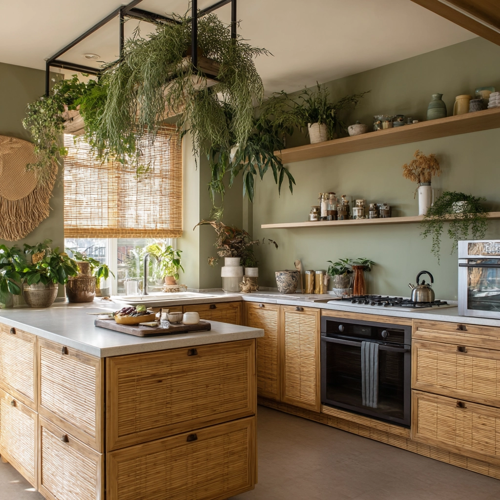 modern boho kitchen 31