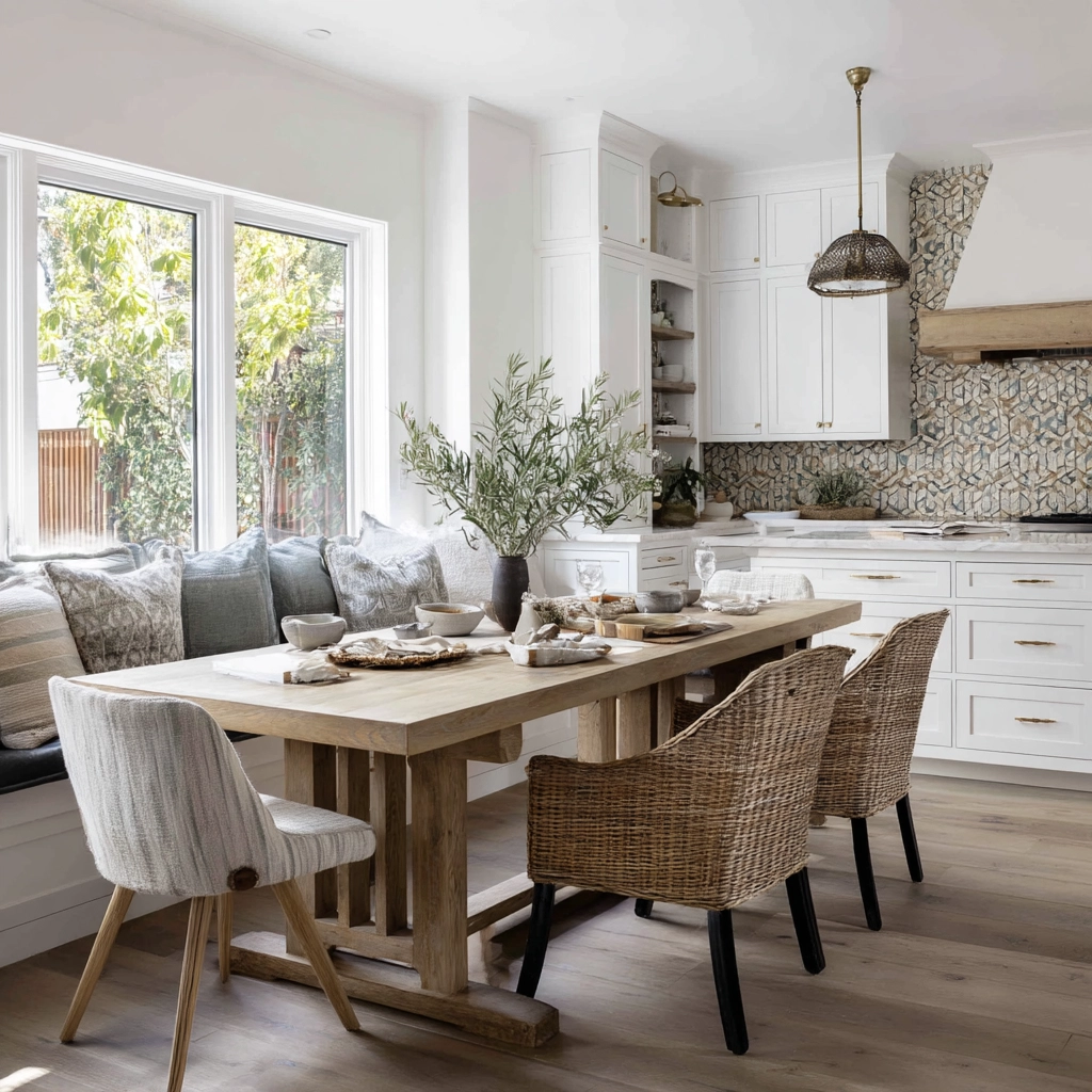 modern boho kitchen 37