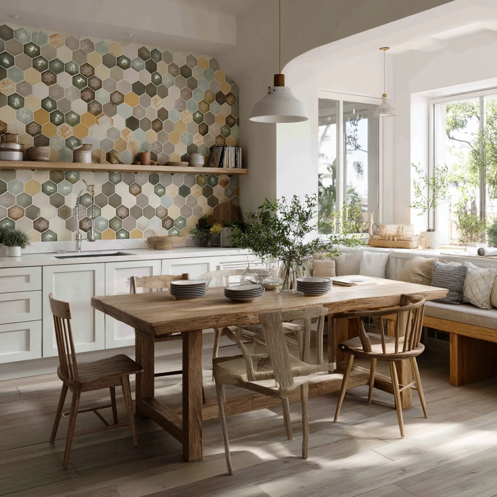 modern boho kitchen 39
