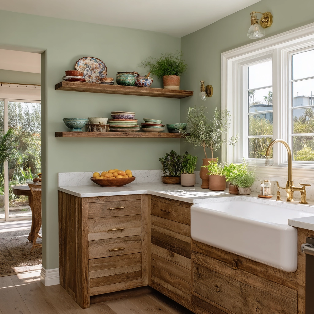 modern boho kitchen 4