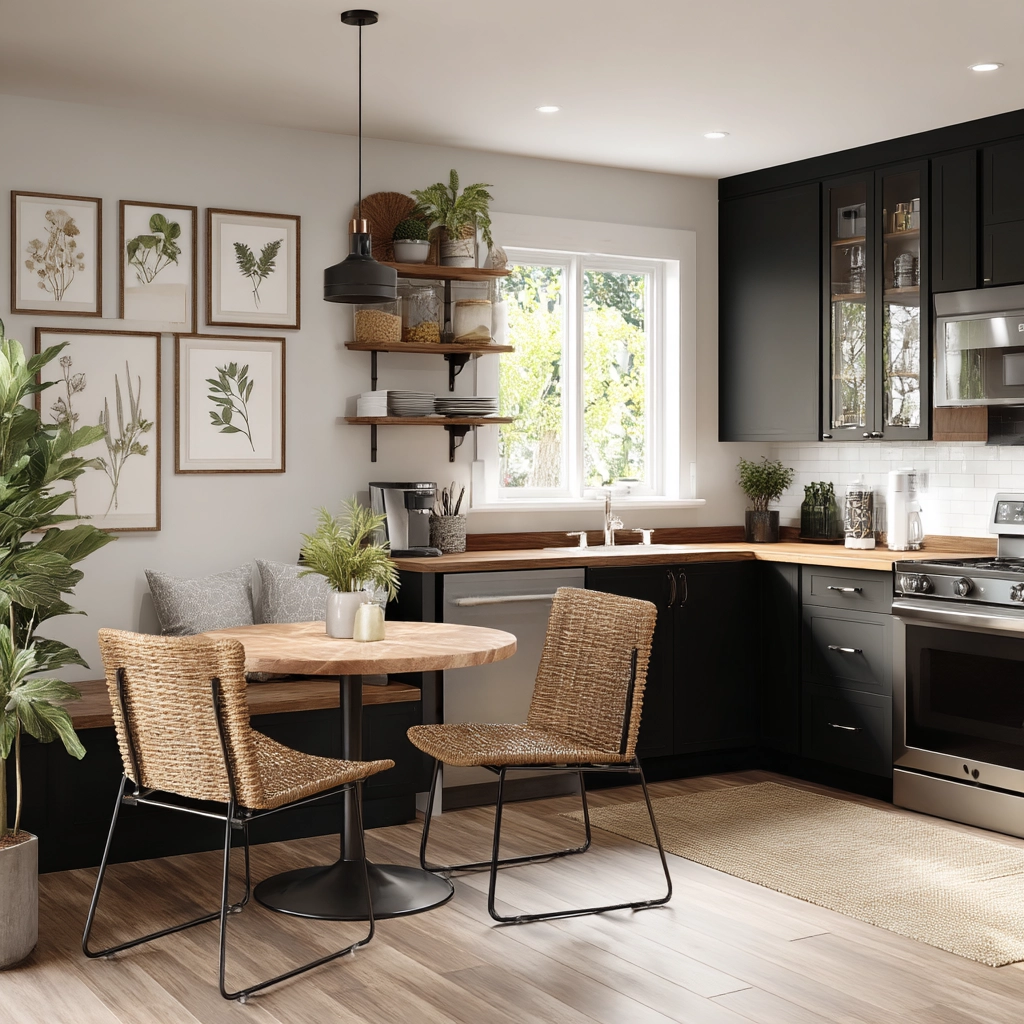 modern boho kitchen 45