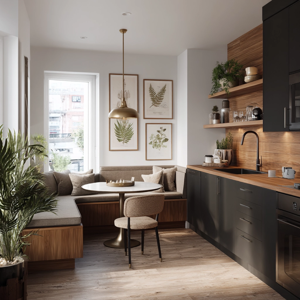 modern boho kitchen 47