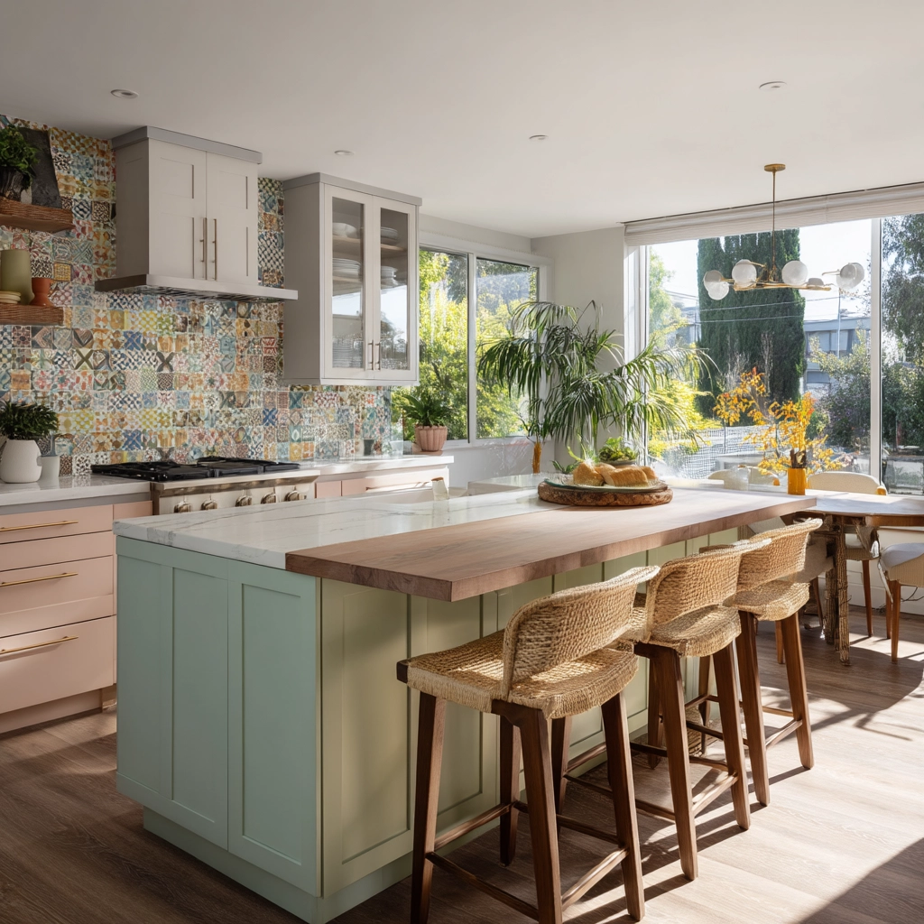 modern boho kitchen 53