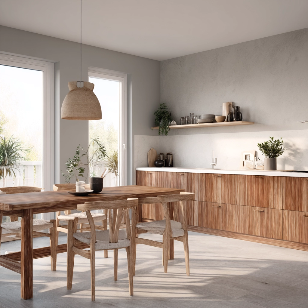 modern boho kitchen 59