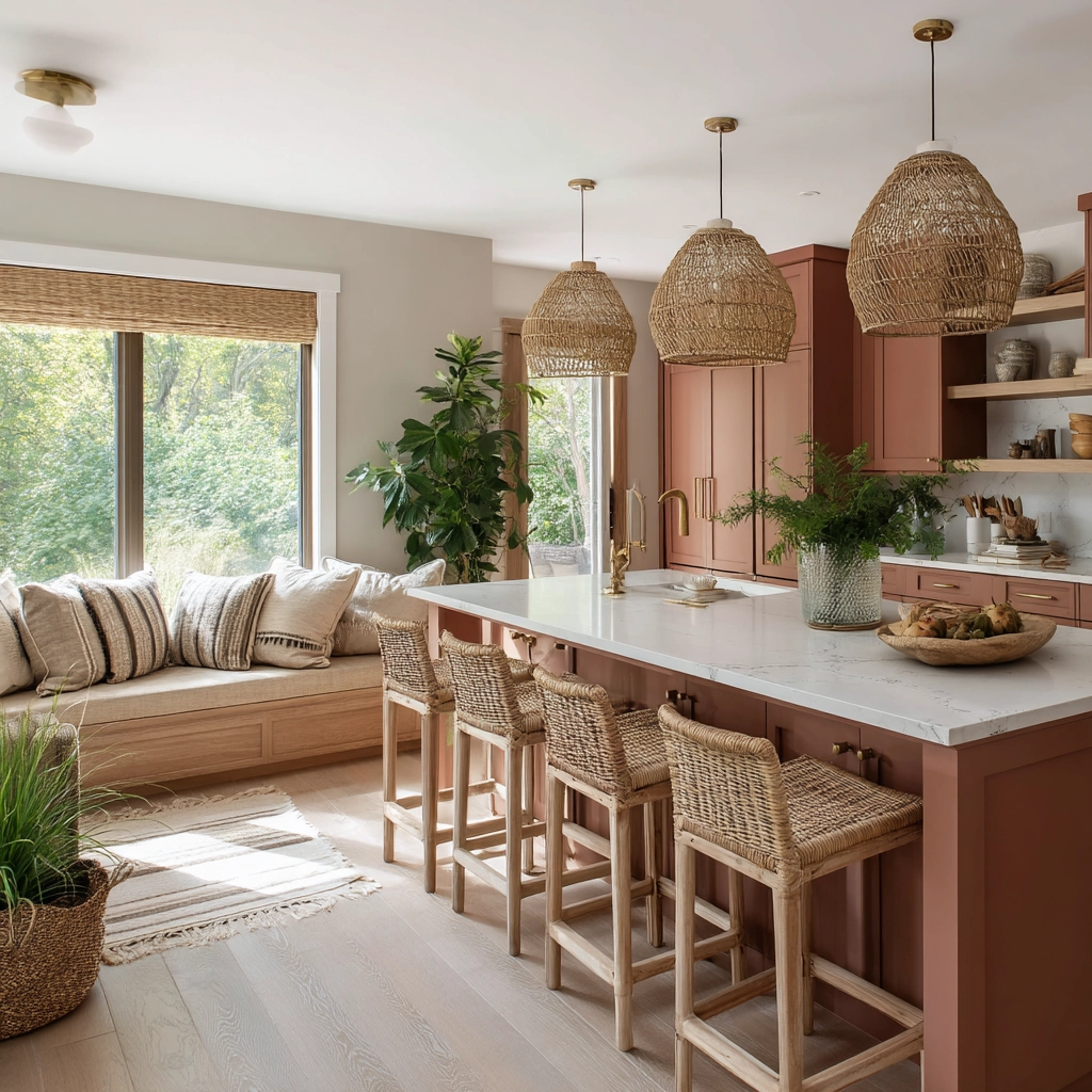 modern boho kitchen 8