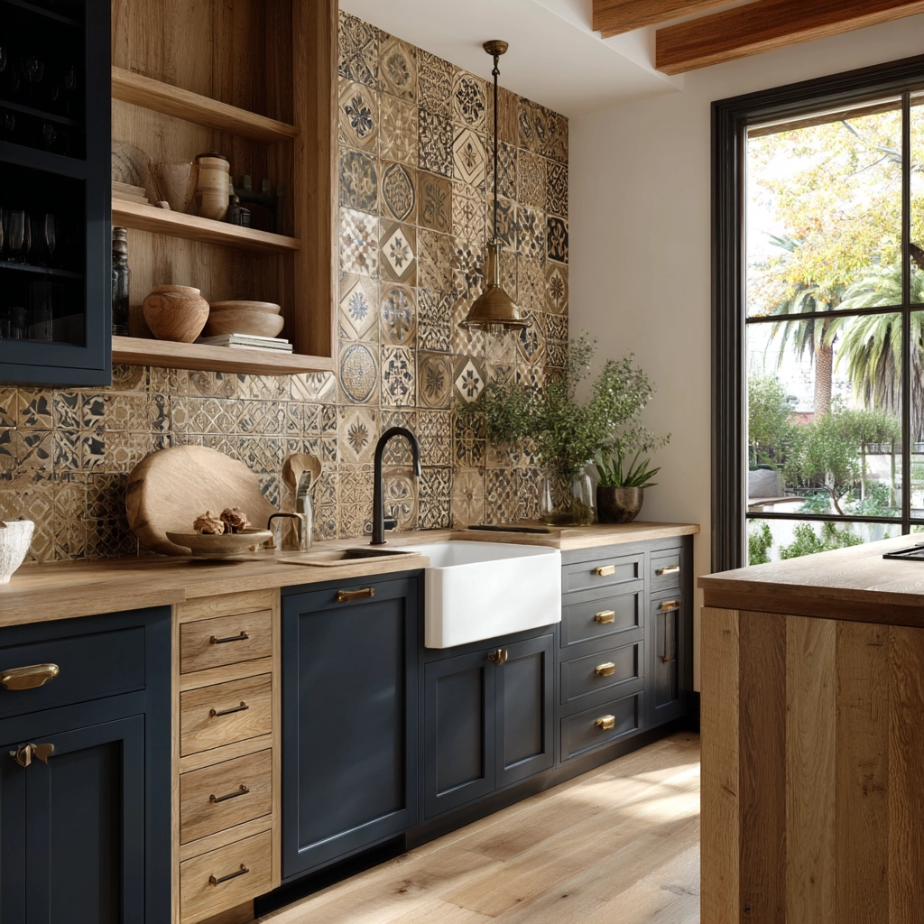 modern boho kitchen 9