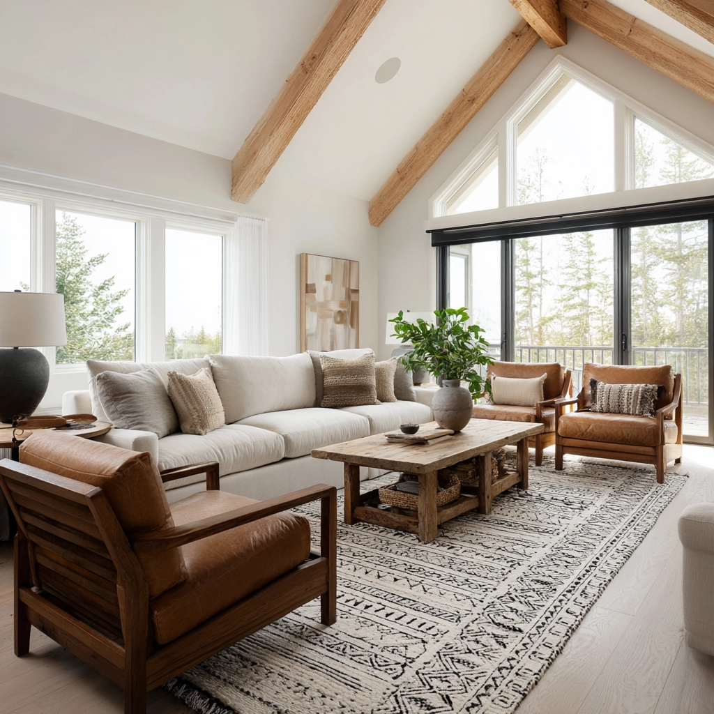 modern farmhouse living room ideas 12