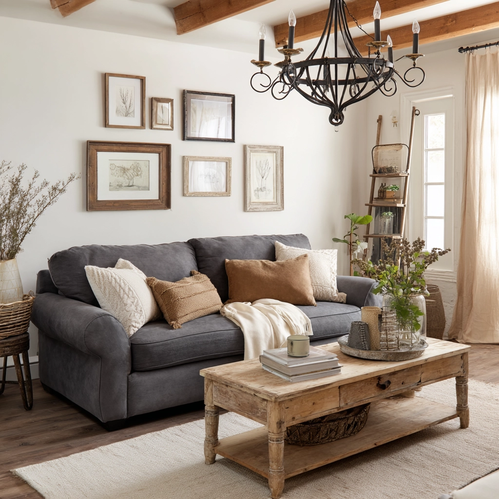 modern farmhouse living room ideas 13