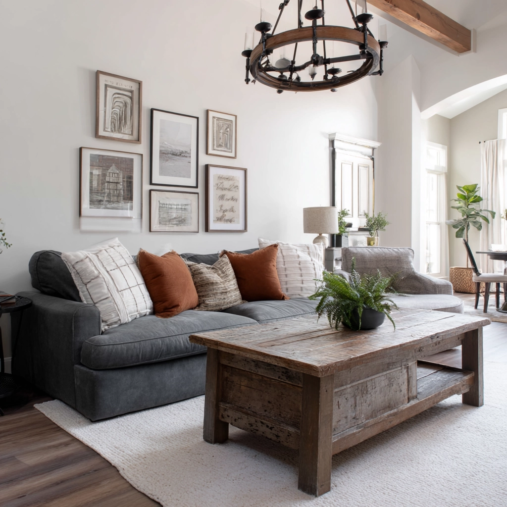 modern farmhouse living room ideas 14