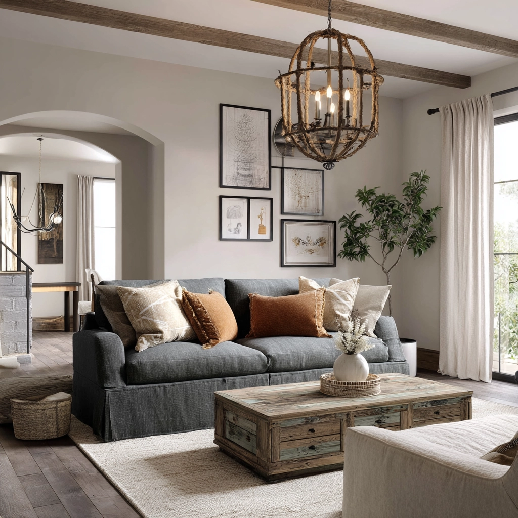 modern farmhouse living room ideas 15