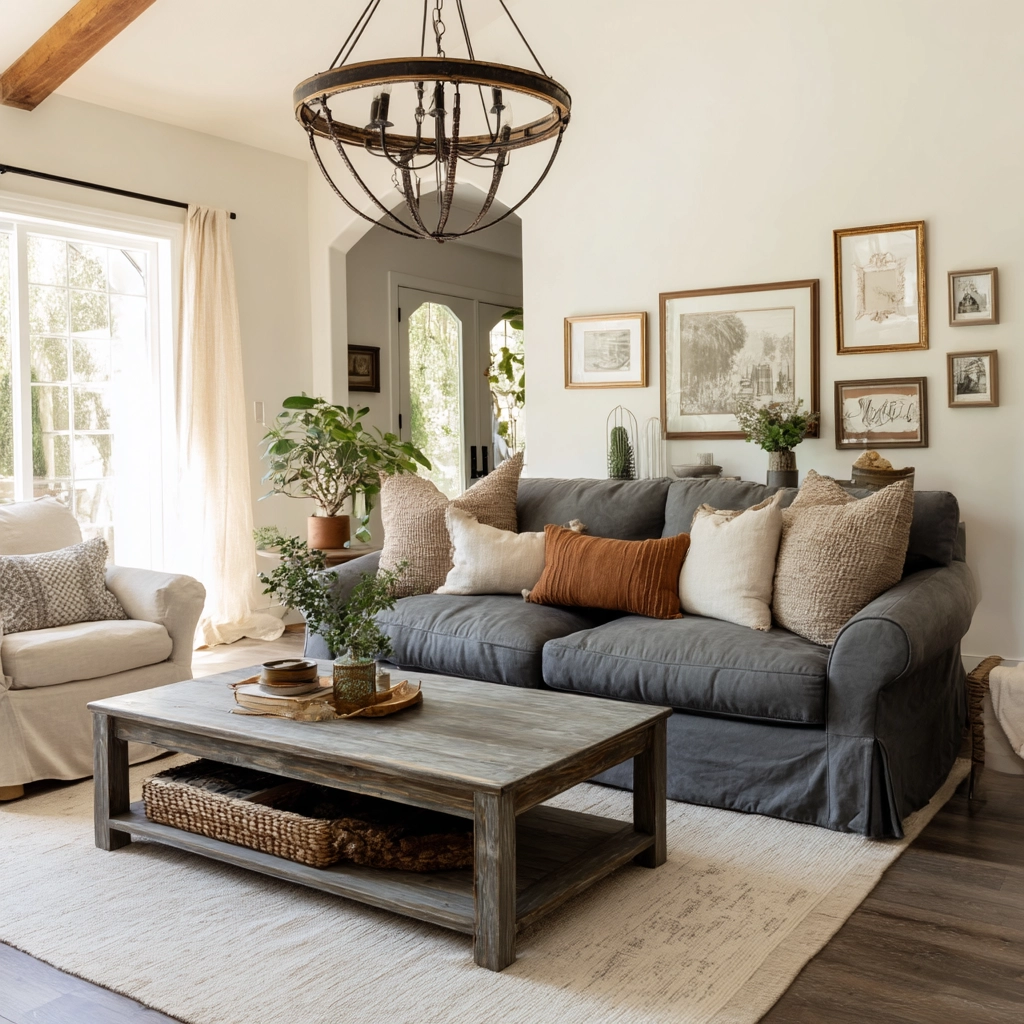 modern farmhouse living room ideas 16