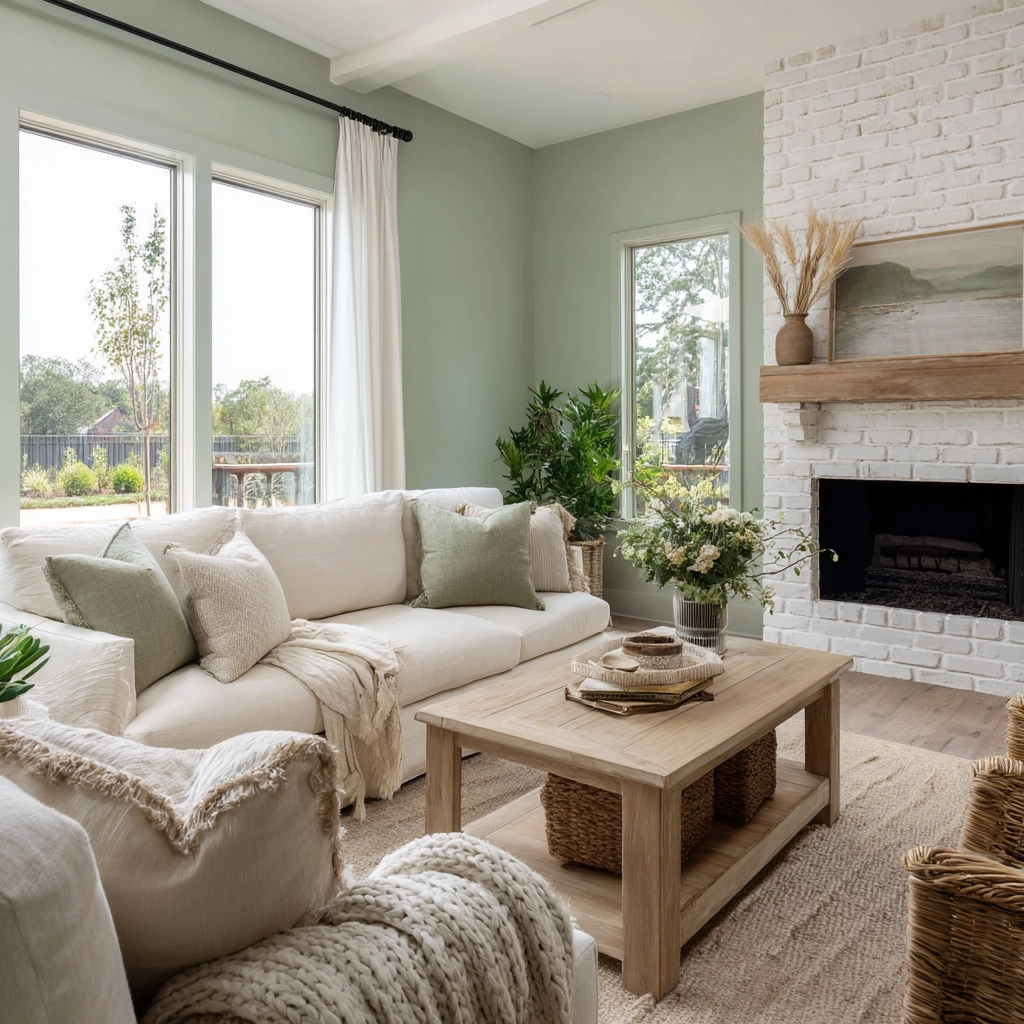 modern farmhouse living room ideas 18