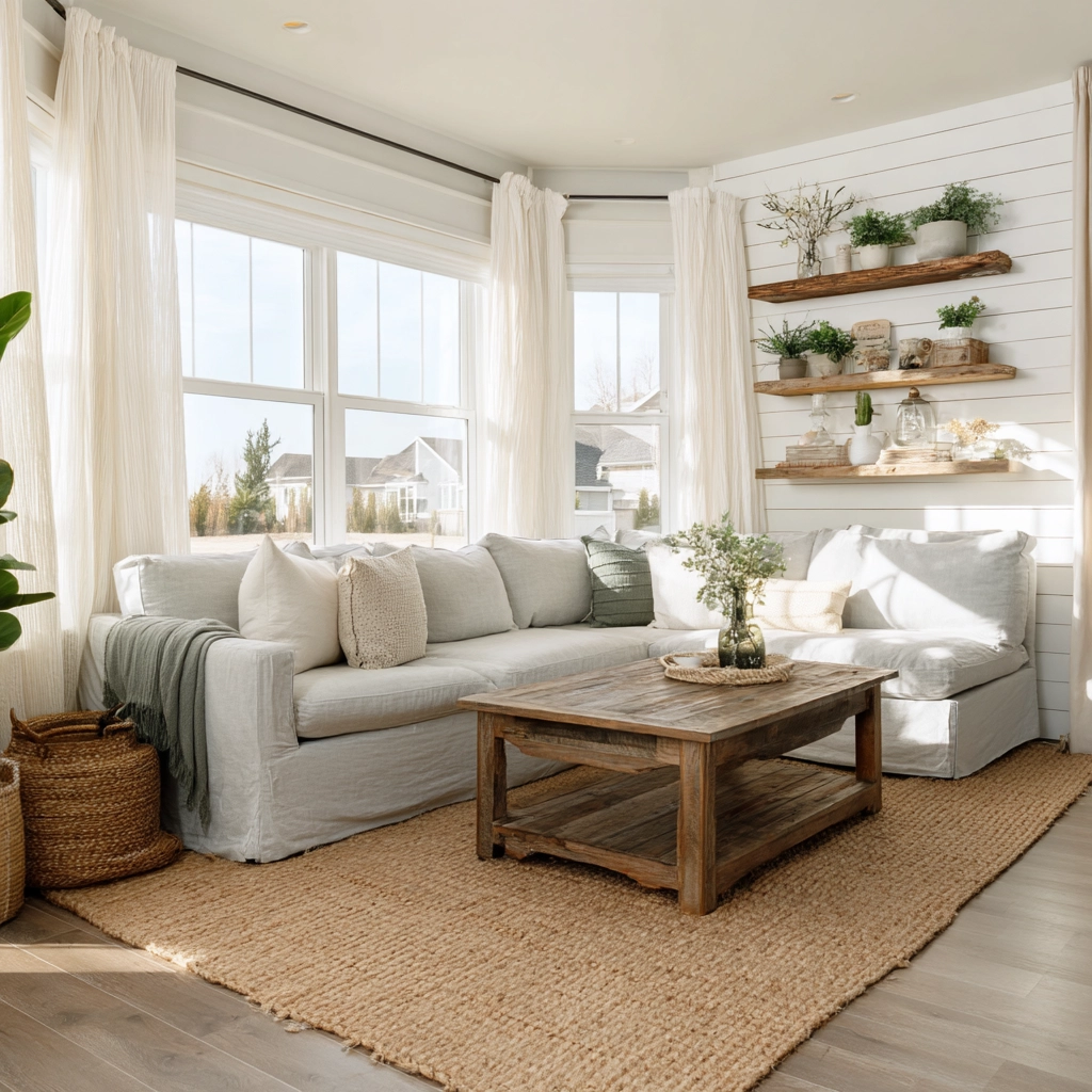 modern farmhouse living room ideas 2