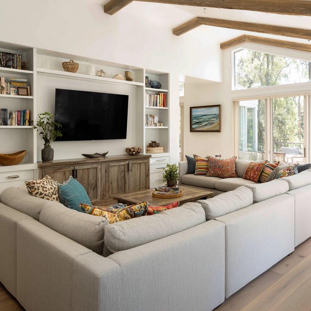 modern farmhouse living room ideas 27