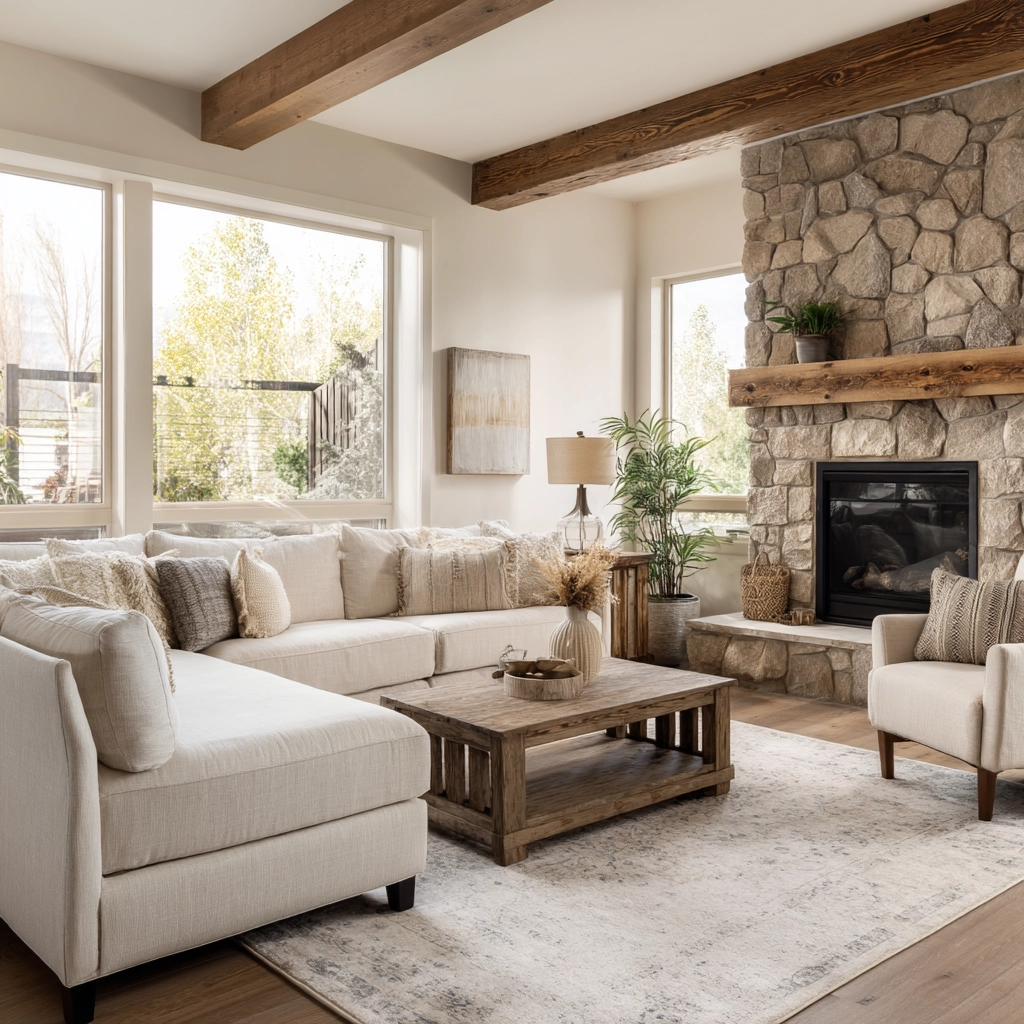 modern farmhouse living room ideas 35