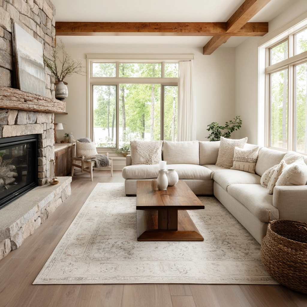 modern farmhouse living room ideas 36