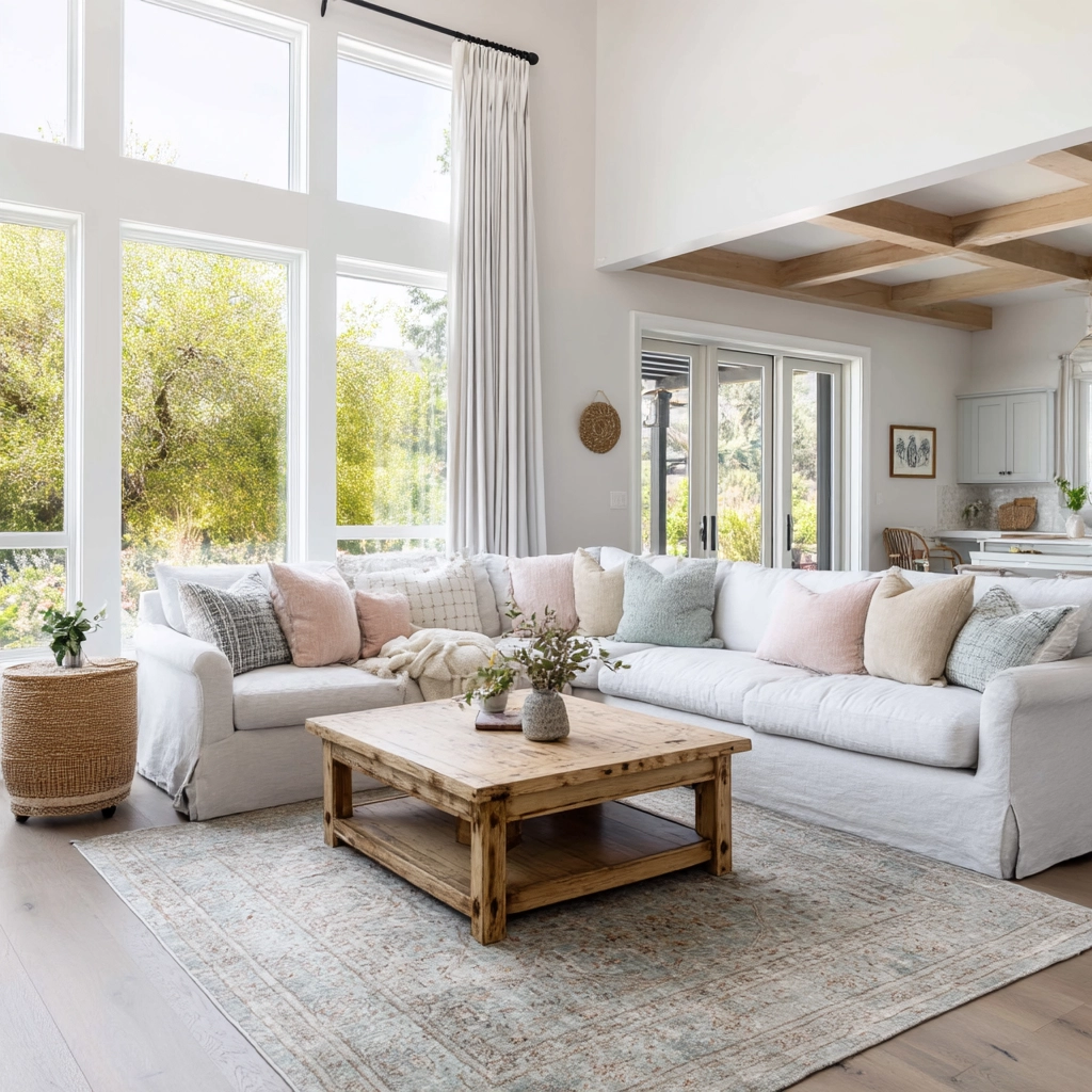 modern farmhouse living room ideas 41
