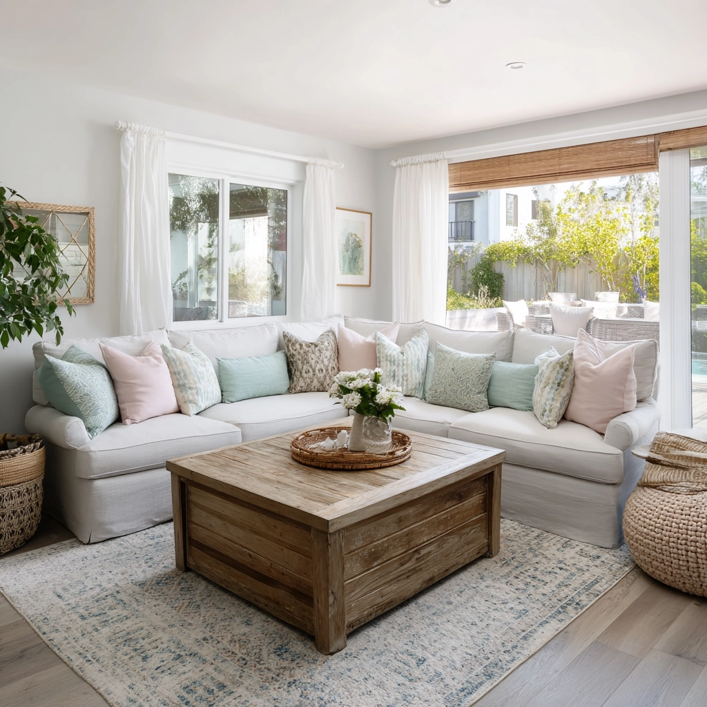 modern farmhouse living room ideas 42