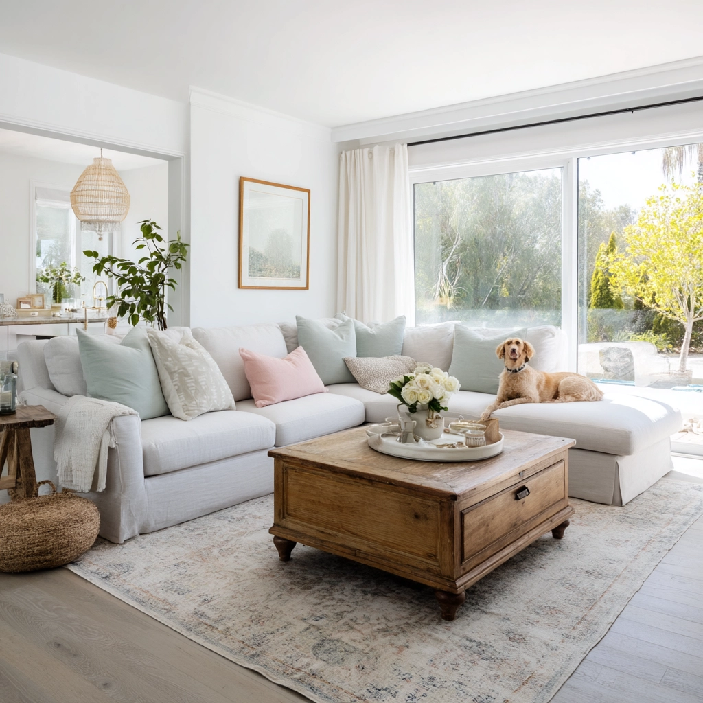 modern farmhouse living room ideas 44