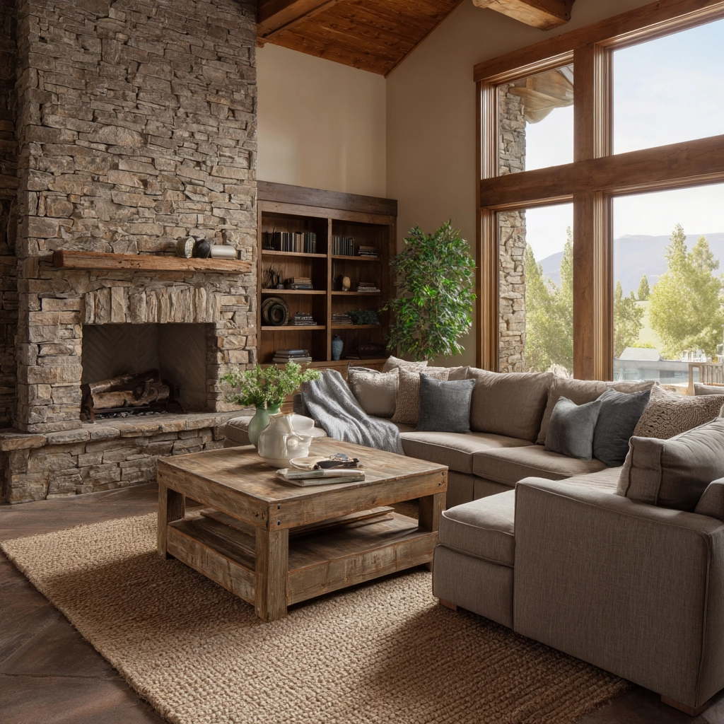 modern farmhouse living room ideas 54