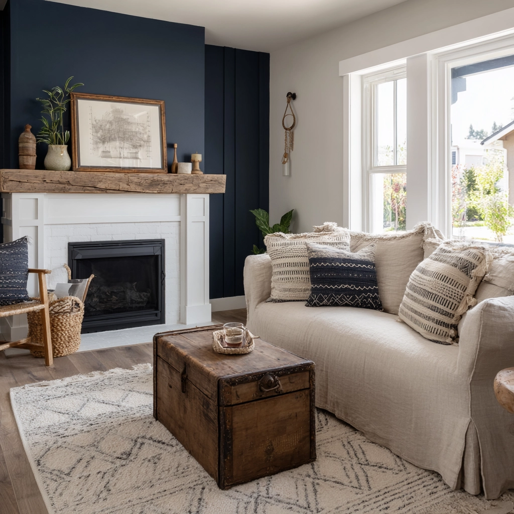 modern farmhouse living room ideas 7