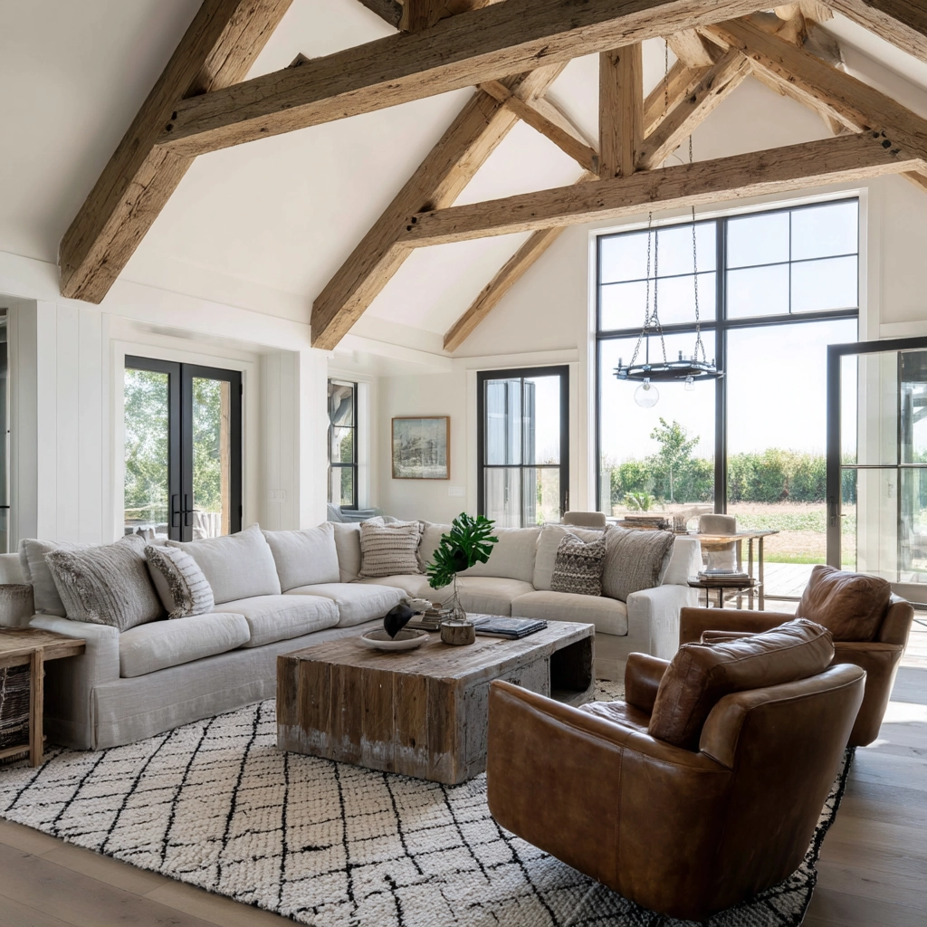 modern farmhouse living room ideas 9