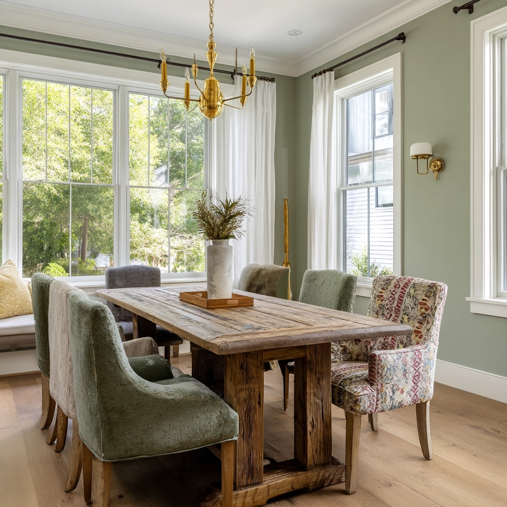 modern vintage dining room 1