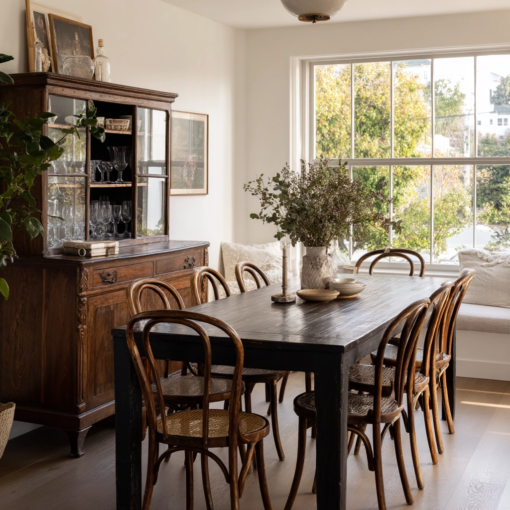 modern vintage dining room 11